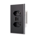 Tomada Inteligente Wifi Soft Touch Série Vênus com USB-A+USB-C