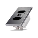 Tomada Inteligente Wifi Soft Touch Série Vênus com USB-A+USB-C