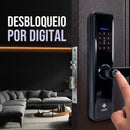 Fechadura Inteligente Biometria Senha Cartão