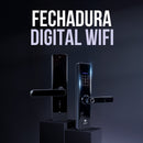 Fechadura Inteligente Biometria Senha Cartão