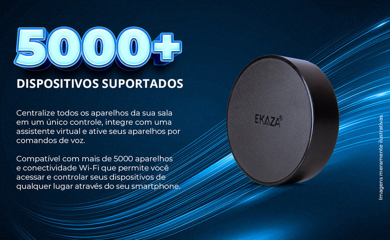 Mini Controle Remoto Universal Inteligente T304