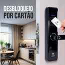 Fechadura Inteligente Biometria Senha Cartão