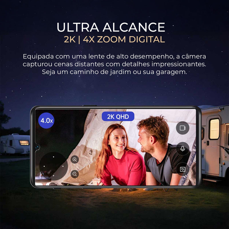 Câmera de Segurança Magnética Starlight EKAZA