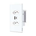 Tomada Inteligente Wifi Soft Touch Série Vênus com USB-A+USB-C