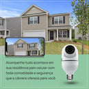 Câmera Segurança Prova D'água Sem Fio Infravermelho Lâmpada