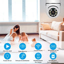 Câmera Segurança Prova D'água Sem Fio Infravermelho Lâmpada