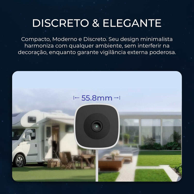 Câmera de Segurança Magnética Starlight EKAZA