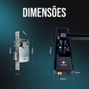 Fechadura Inteligente Biometria Senha Cartão