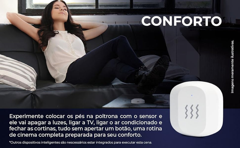 Sensor de Vibração Zigbee 3.0 T1016