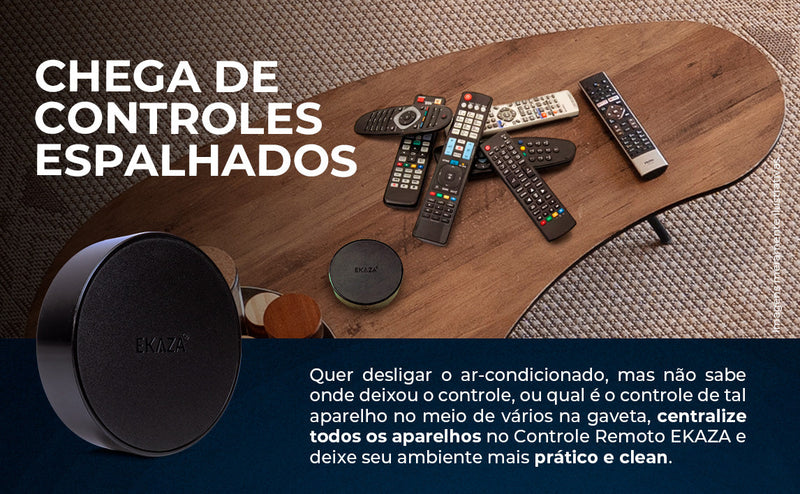 Mini Controle Remoto Universal Inteligente T304