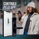 Fechadura Inteligente Biometria Senha Cartão