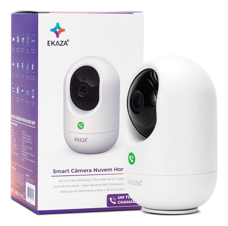 Câmera Nuvem Home Com Botão Chamada 2K