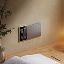 Interruptor Inteligente Série Mercúrio Tecla Metálico Flutuante 2 Teclas Zigbee