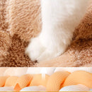 Sofá Cama Pet Bear com Capa Removível - Design Ergonômico para Cães e Gatos