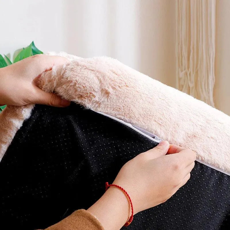Sofá Cama Pet Confort - Pelúcia Premium Relaxante para Cães e Gatos