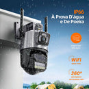 Câmera de Segurança Externa Lente Dupla Bivolt