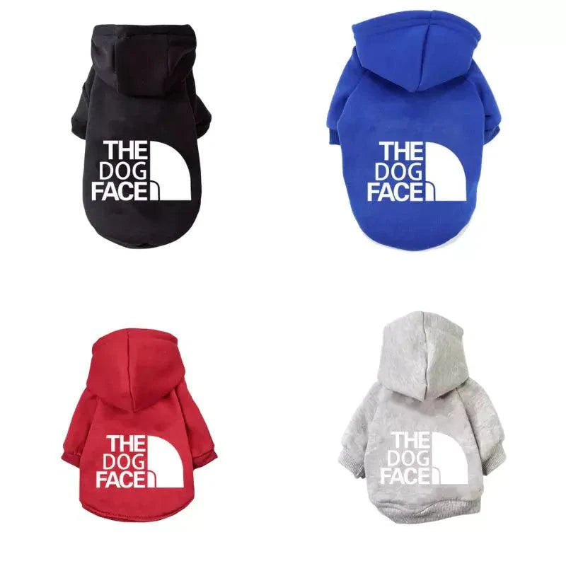 Moletom The Dog Face para Cães com Capuz - Casaco Pet Lã